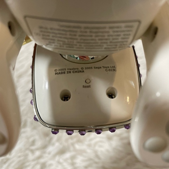 VTG Y2K 2005 Hasbro Sega Toys iDog Bling Robot Dog White MP3 Music Speaker WORKS - Picture 7 of 11